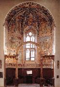 GOZZOLI, Benozzo View of the main apsidal chapel dfg France oil painting reproduction
